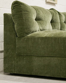 Prima 2 piece with Armless Chaise in Amici Moss