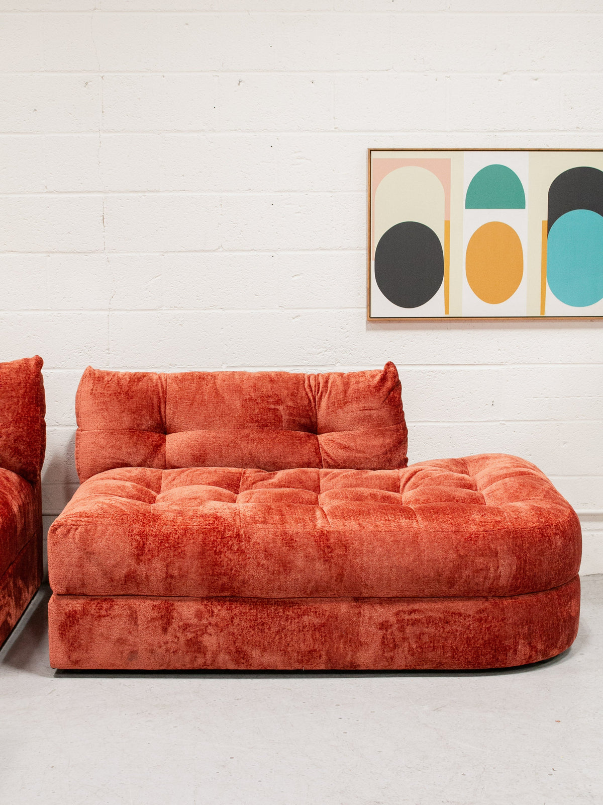 Prima Sofa in Burnt Orange