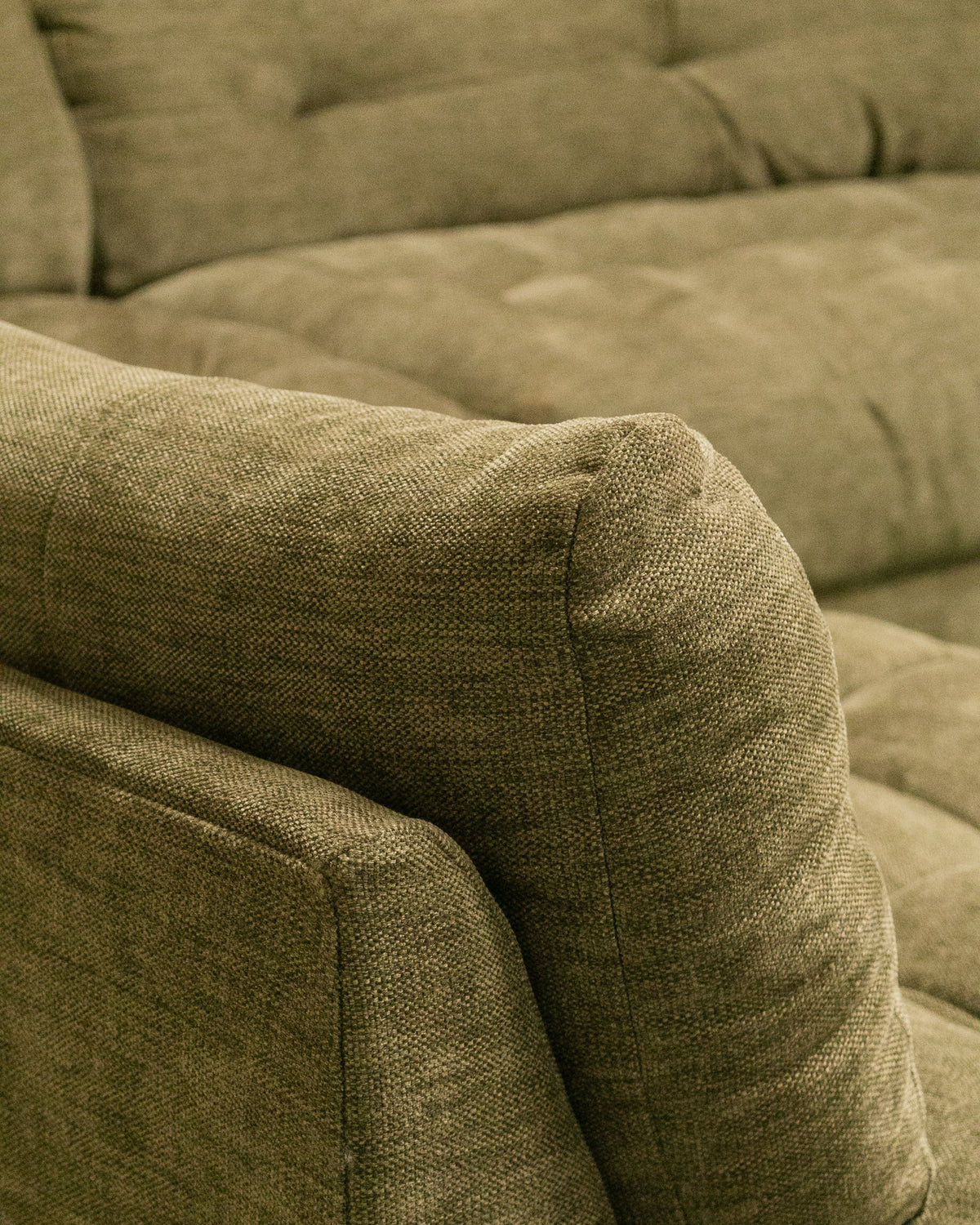 Prima 3 Piece Sectional Sofa in Marley Olive