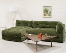 Prima 2 piece with Armless Chaise in Amici Moss