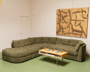 Prima 3 Piece Sectional Sofa in Marley Olive