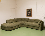 Prima 3 Piece Sectional Sofa in Marley Olive