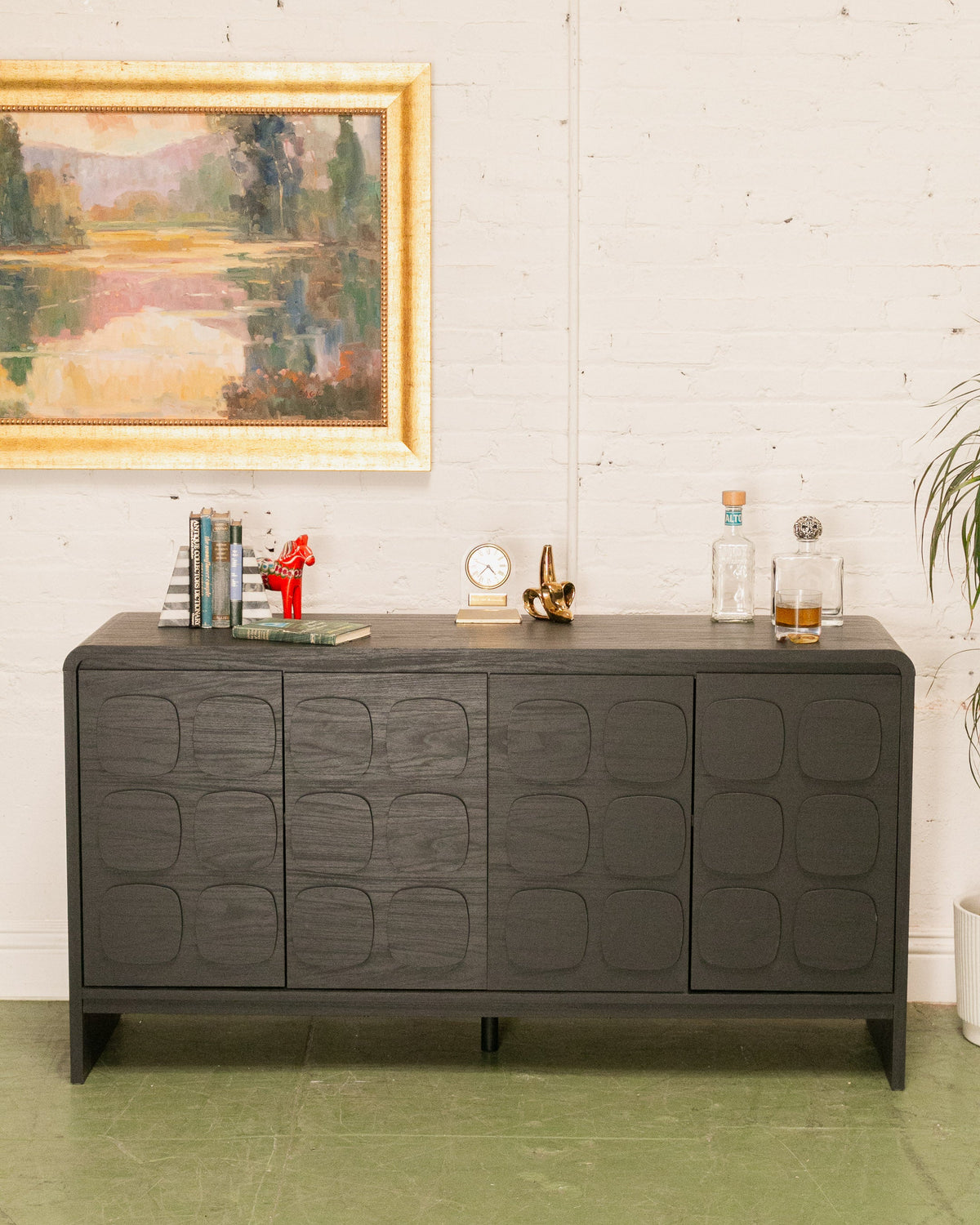 Fallino Buffet Sideboard in Black