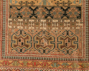 Vintage Turkish Handwoven with Pastel and Pink Rug