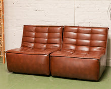 2 Piece Juno in Recycled Leather Loveseat