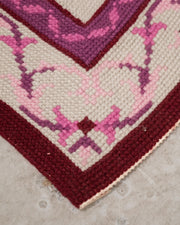 Roses Runner Rug Needlepoint