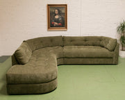 Prima 3 Piece Sectional Sofa in Marley Olive