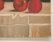 Apples on a Silk Table Oil Painting