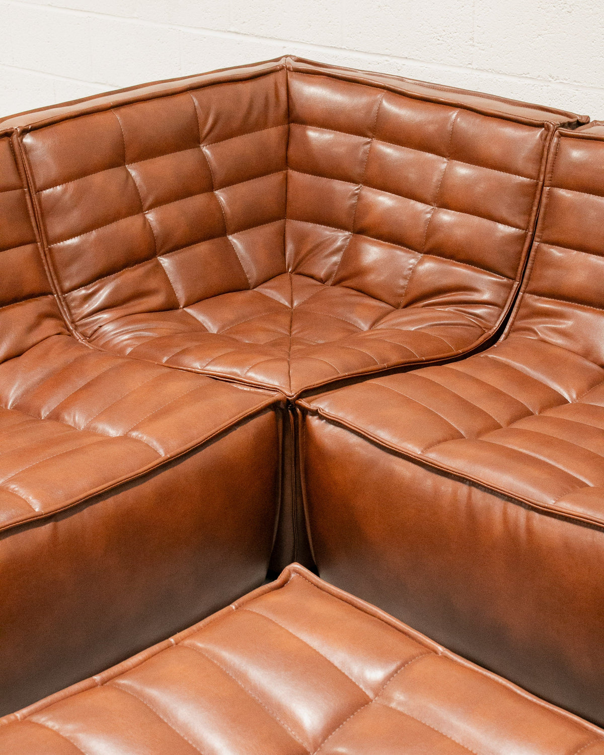 Recycled Leather 5 Piece Juno Sofa