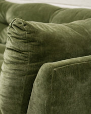 Prima 2 piece with Armless Chaise in Amici Moss