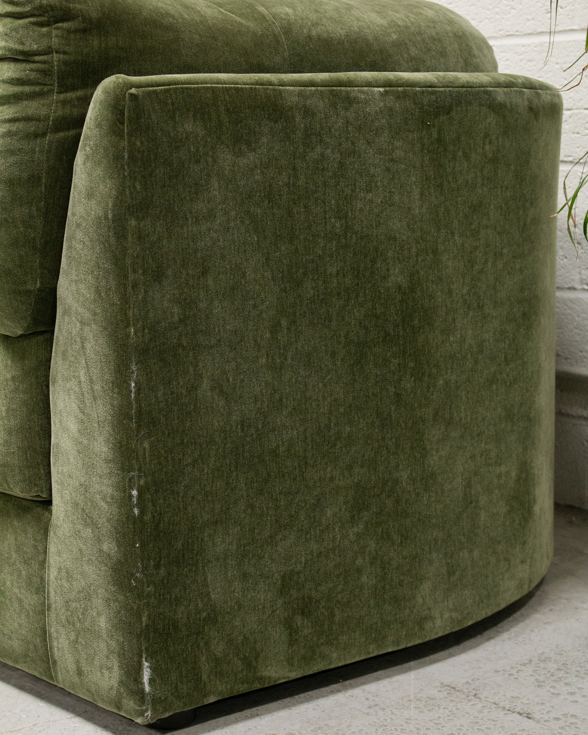 Prima 2 piece with Armless Chaise in Amici Moss