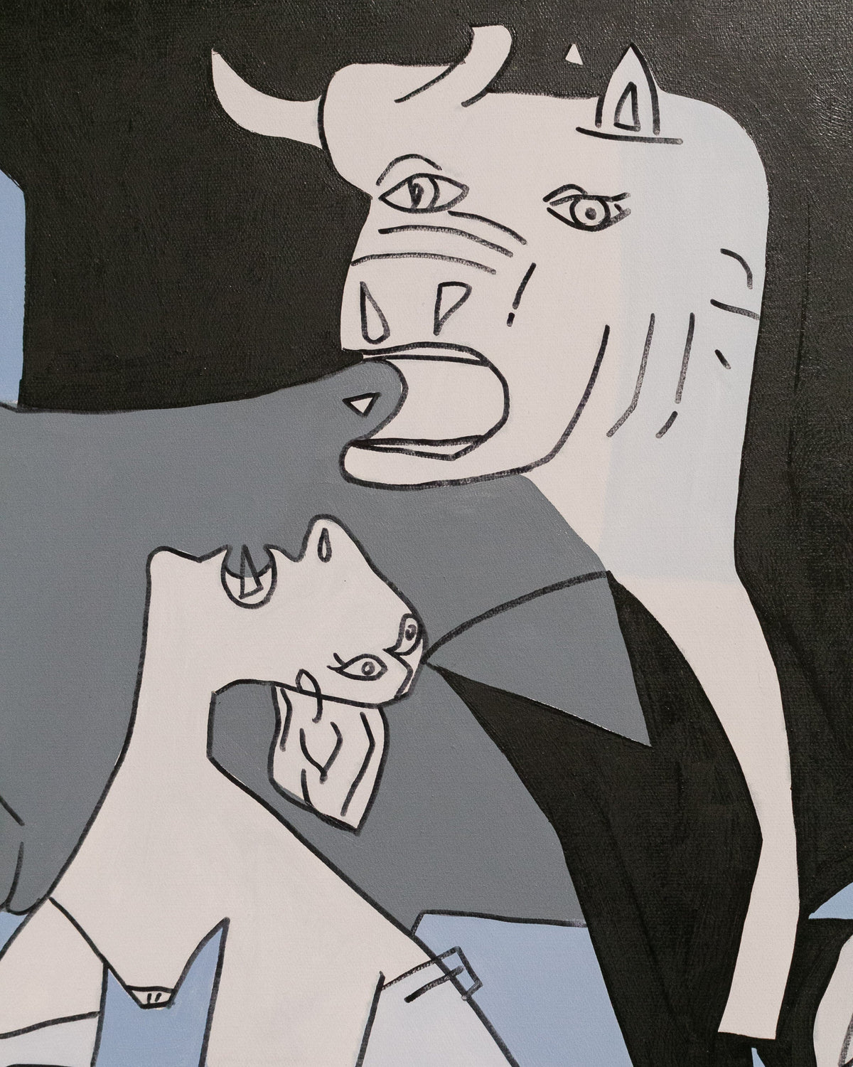 Picasso Study Oil Painting of Guernica