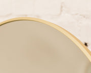 Brass Arch Floor Mirror