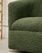 Olive Vintage Swivel Chair