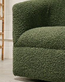 Olive Vintage Swivel Chair