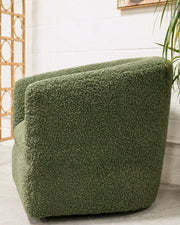 Olive Vintage Swivel Chair