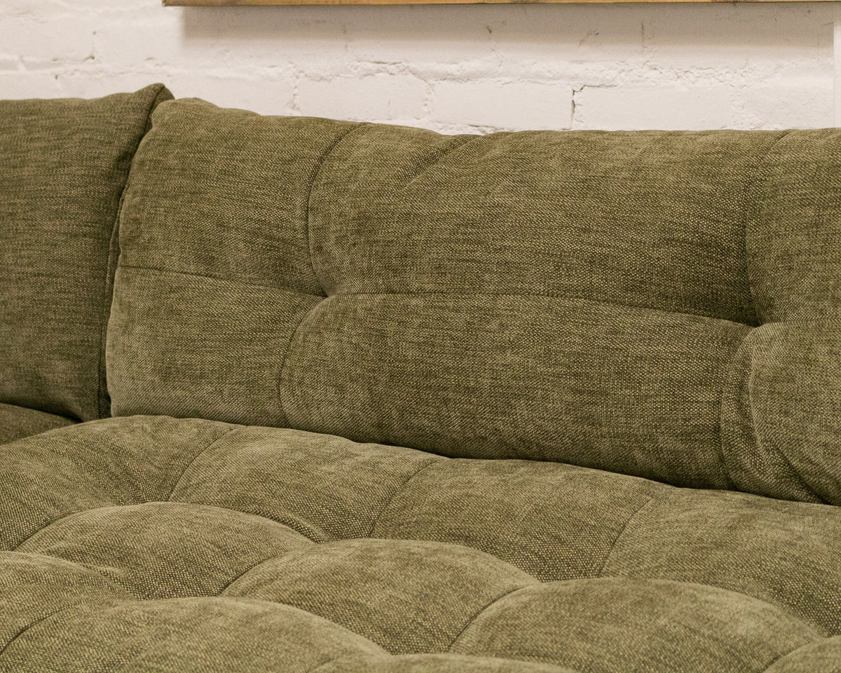 Prima 3 Piece Sectional Sofa in Marley Olive