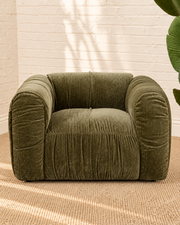Greta Accent Chair in Moss Green
