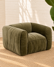 Greta Accent Chair in Moss Green