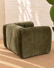 Greta Accent Chair in Moss Green
