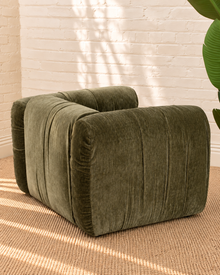 Greta Accent Chair in Moss Green