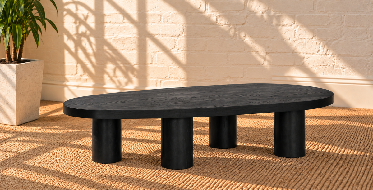Henry Coffee Table in Natural Black Oak