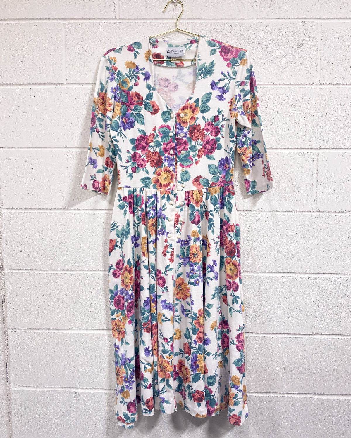 Vintage Romantic Floral Dress (12)
