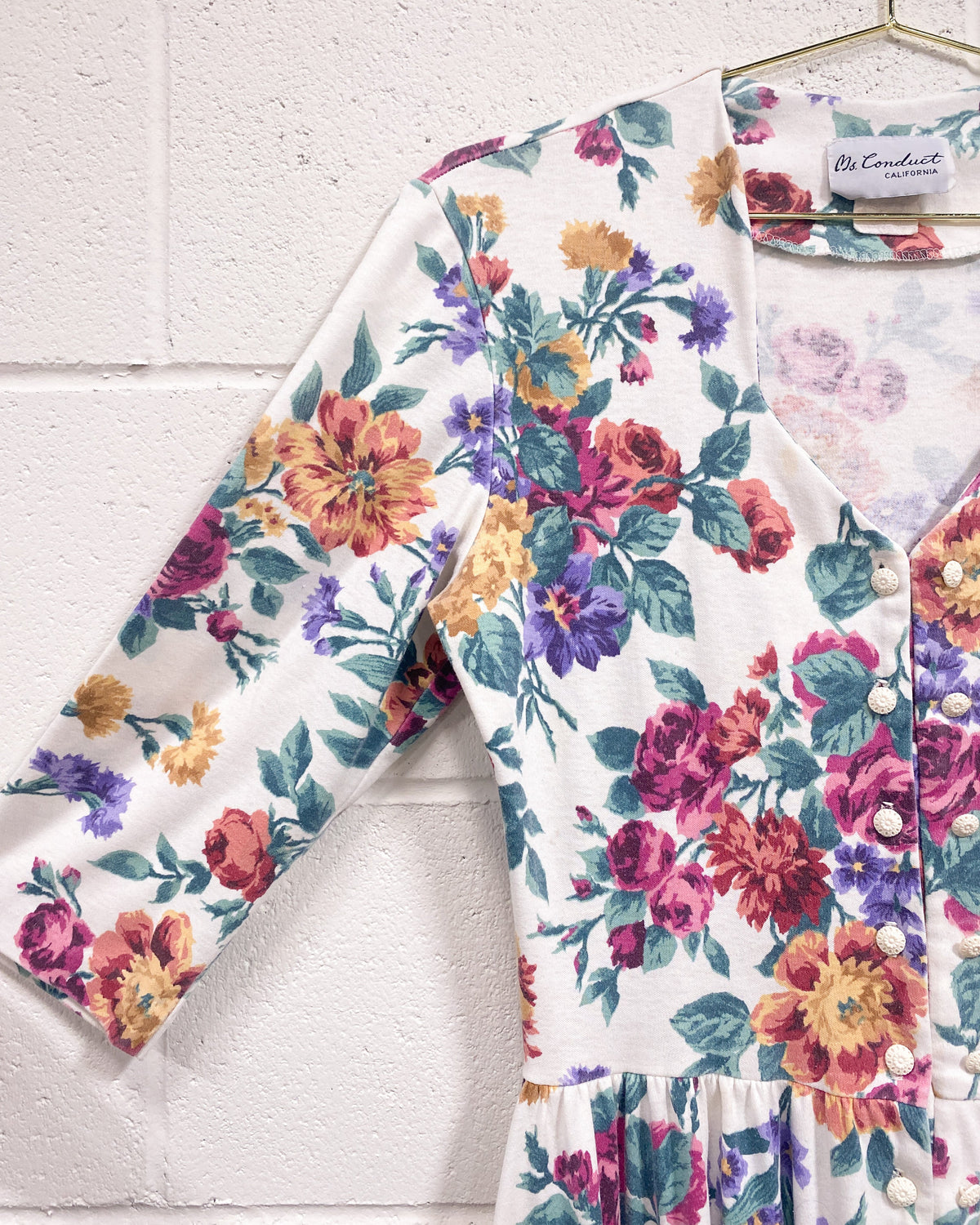 Vintage Romantic Floral Dress (12)