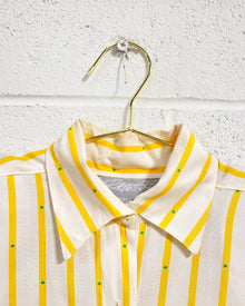Vintage Yellow Striped Dress (5/6) - As Found