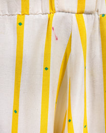 Vintage Yellow Striped Dress (5/6) - As Found