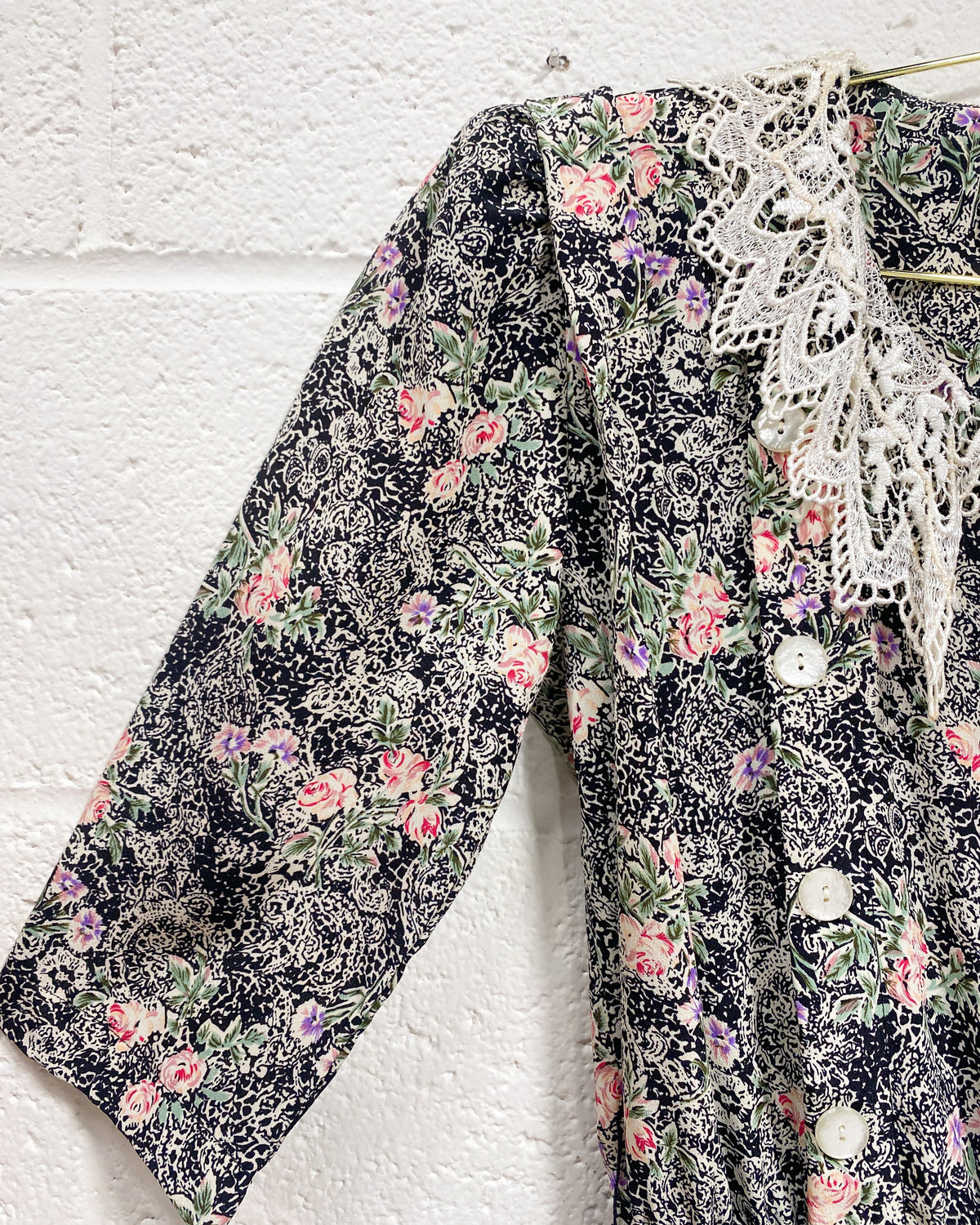 Vintage Floral Dress with Belt (6)
