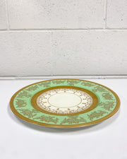 Vintage Edgerton Green and Gold Plate - Made in Japan