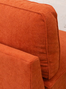 Diana Modular Armless Chair in Groove Rust