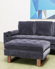 Natasha 3 Seater with Ottoman in Amici Indigo