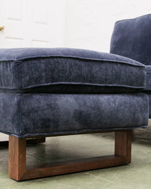 Natasha 3 Seater with Ottoman in Amici Indigo