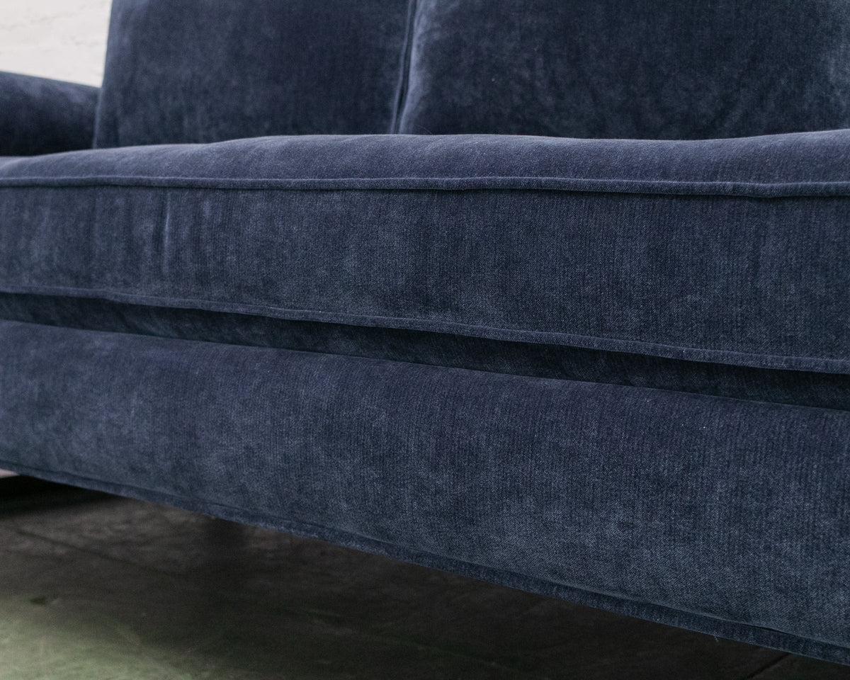 Natasha 3 Seater with Ottoman in Amici Indigo