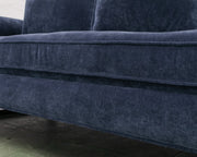 Natasha 3 Seater with Ottoman in Amici Indigo