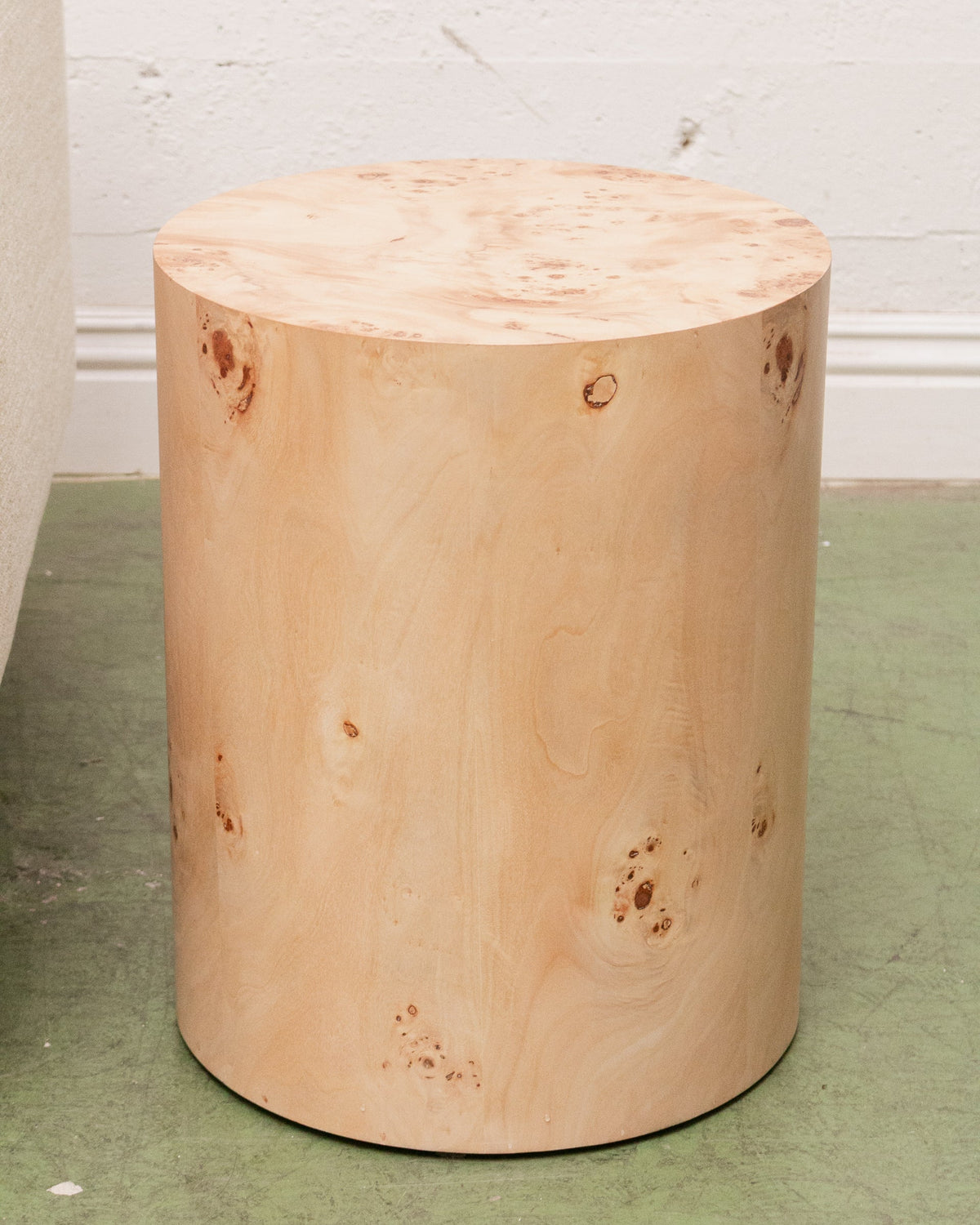 Burl Pedestal Table