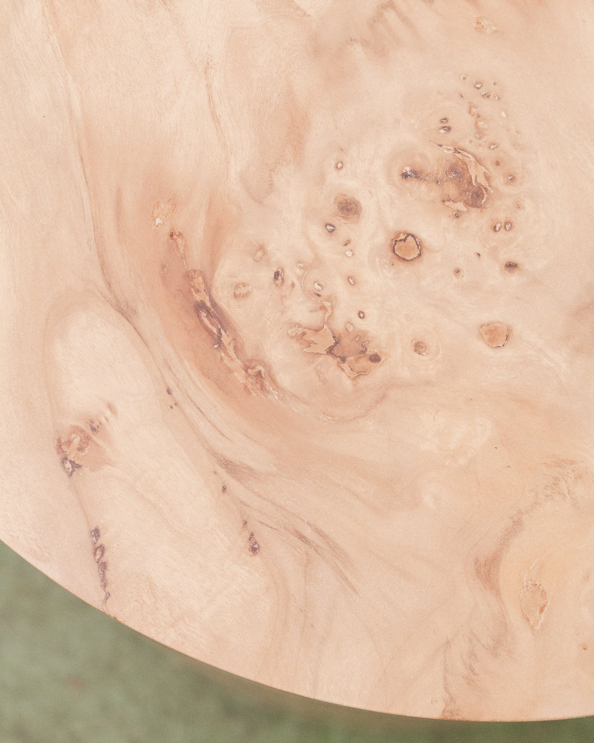 Burl Pedestal Table