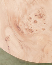 Burl Pedestal Table