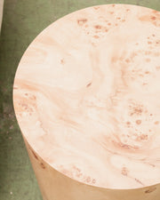 Burl Pedestal Table