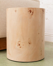 Burl Pedestal Table