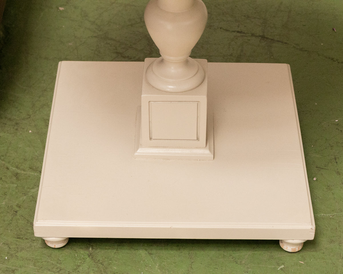 Marble Pedestal Vintage End Table