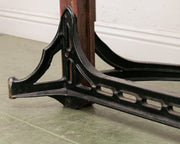 Antique Camera Stand Height Adjustable Cast Iron and Wood