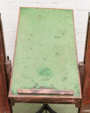 Antique Camera Stand Height Adjustable Cast Iron and Wood