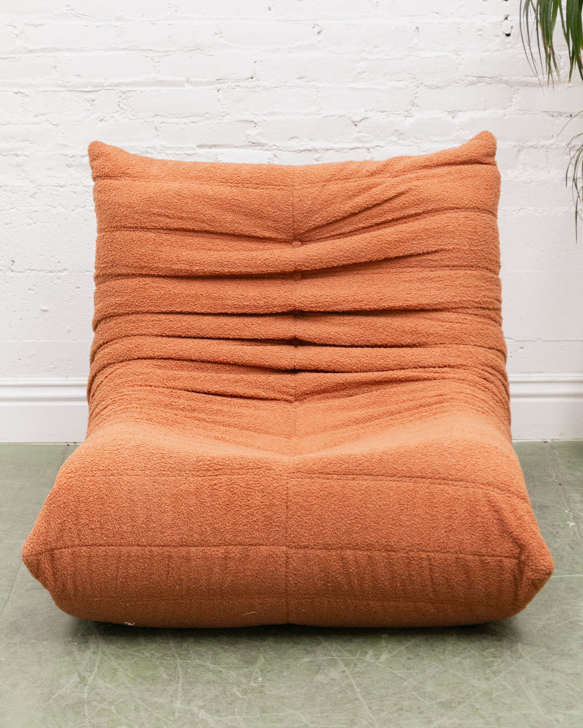Slouchy Burnt Orange Lounger