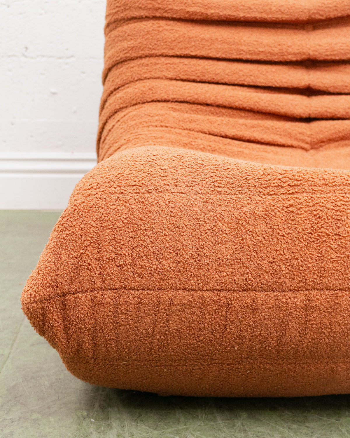 Slouchy Burnt Orange Lounger