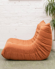 Slouchy Burnt Orange Lounger