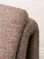 Brown Sculptural Lounge Chair