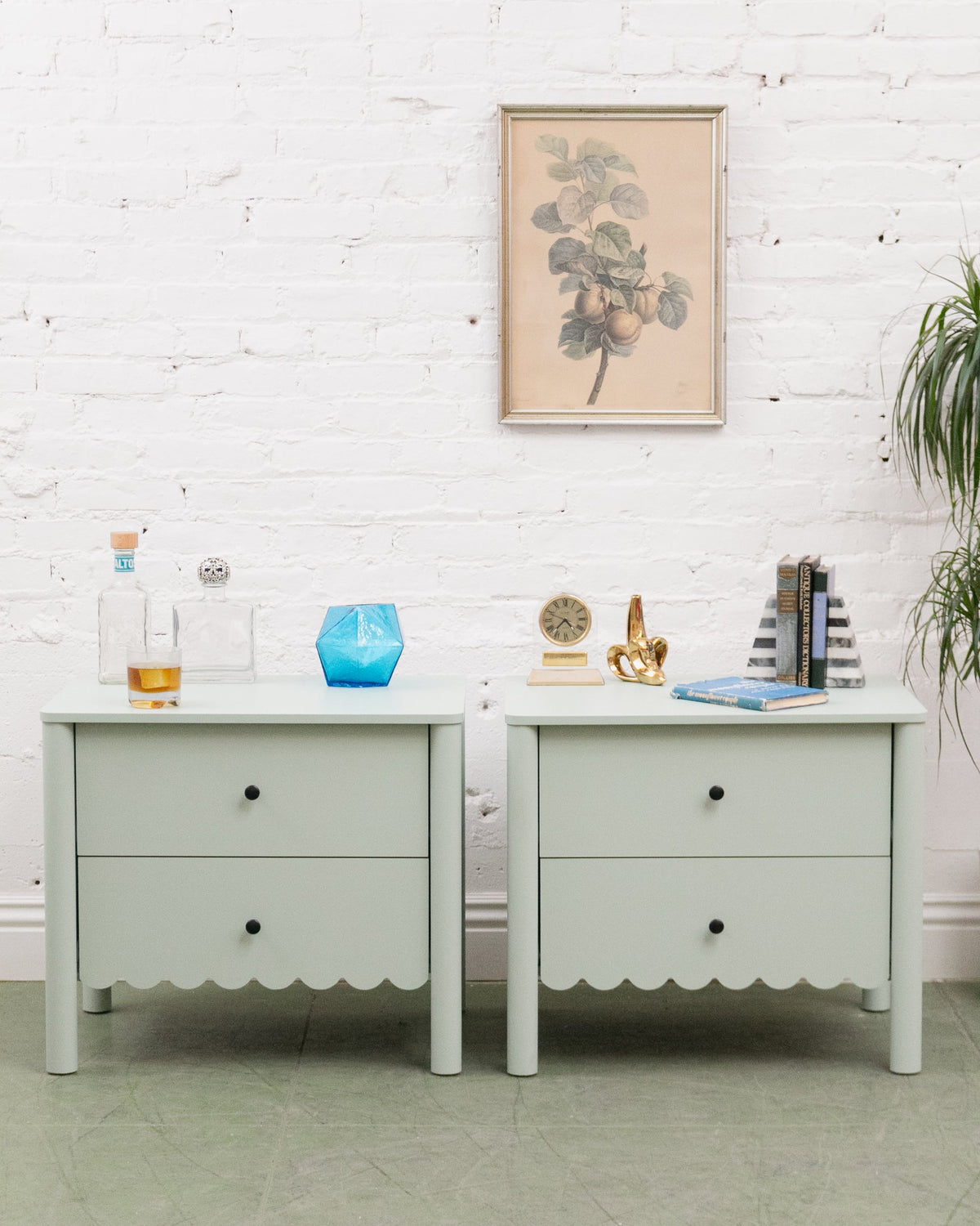Mint Dixieland Nightstands